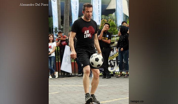 Del Piero: Tugas Pesepakbola Satukan Perdamaian