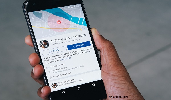 Facebook Hadirkan Fitur Donor Darah di India