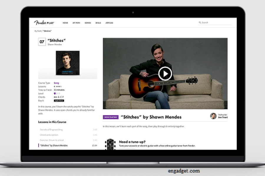 Fender Play, Aplikasi Belajar Gitar dari Fender