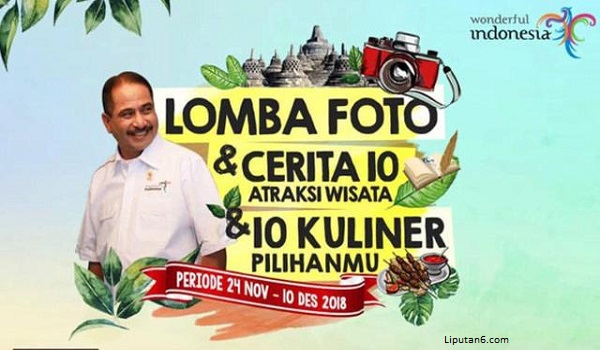 Kemenpar Gelar Lomba Foto dan Cerita Wisata dan Kuliner