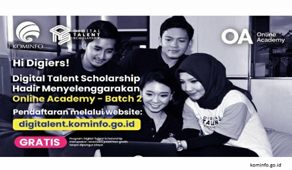 Kominfo Buka Beasiswa DTS Online Academy 2020 Gelombang Kedua