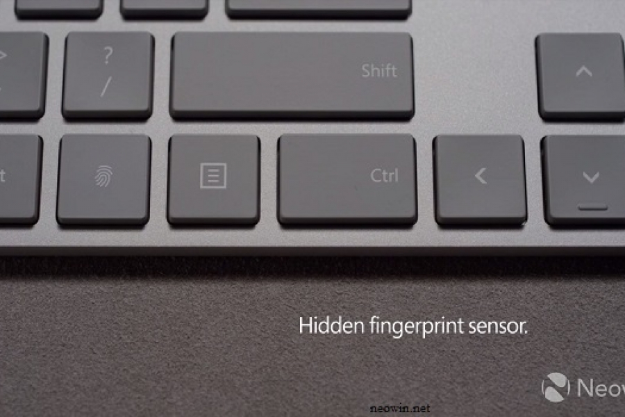 Microsoft Ciptakan Keyboard Berpemindai Sidik Jari
