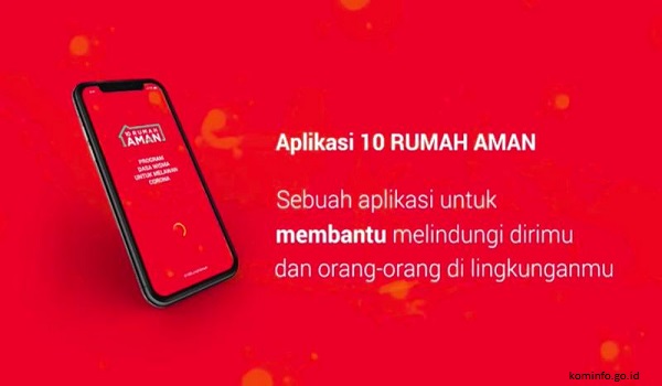 Pemerintah Rilis Aplikasi 10 Rumah Aman, Pantau Corona 