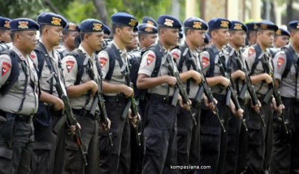 Ribuan Personel TNI-Polri Amankan Malam Tahun Baru di Jakarta