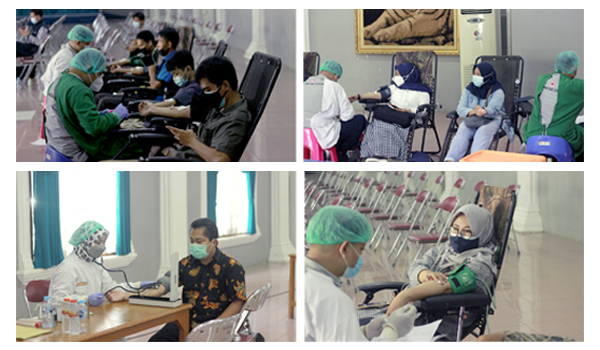 Donor Darah UNPI Cianjur bersama UPTD PMI Cianjur