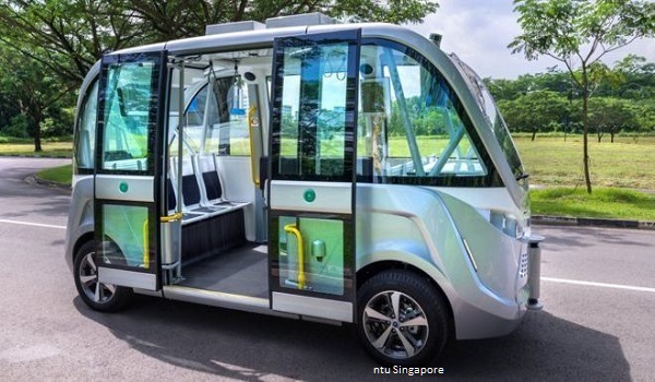 Tahun 2022, Bus Mini tanpa Sopir akan Beroperasi di Singapura