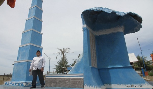 Monumen Tsunami Gampong Pasir Aceh Barat Diresmikan
